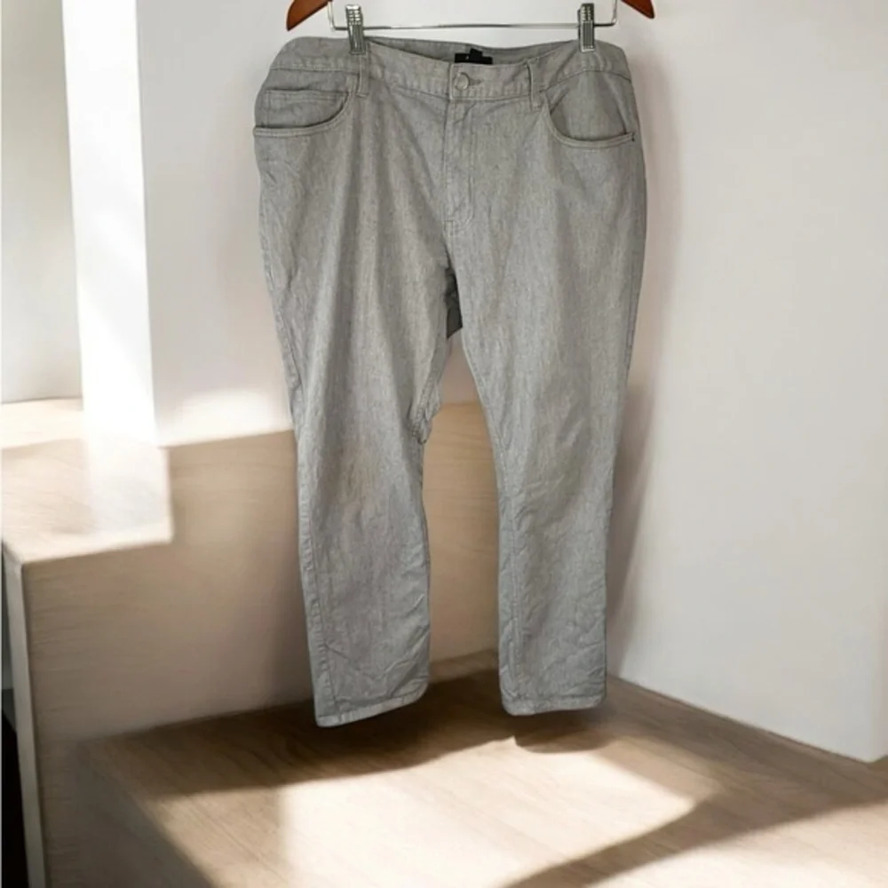 Alfani Mens Dress pants trousers Alfani Men’s Gray Stretch Cotton Pants size 38